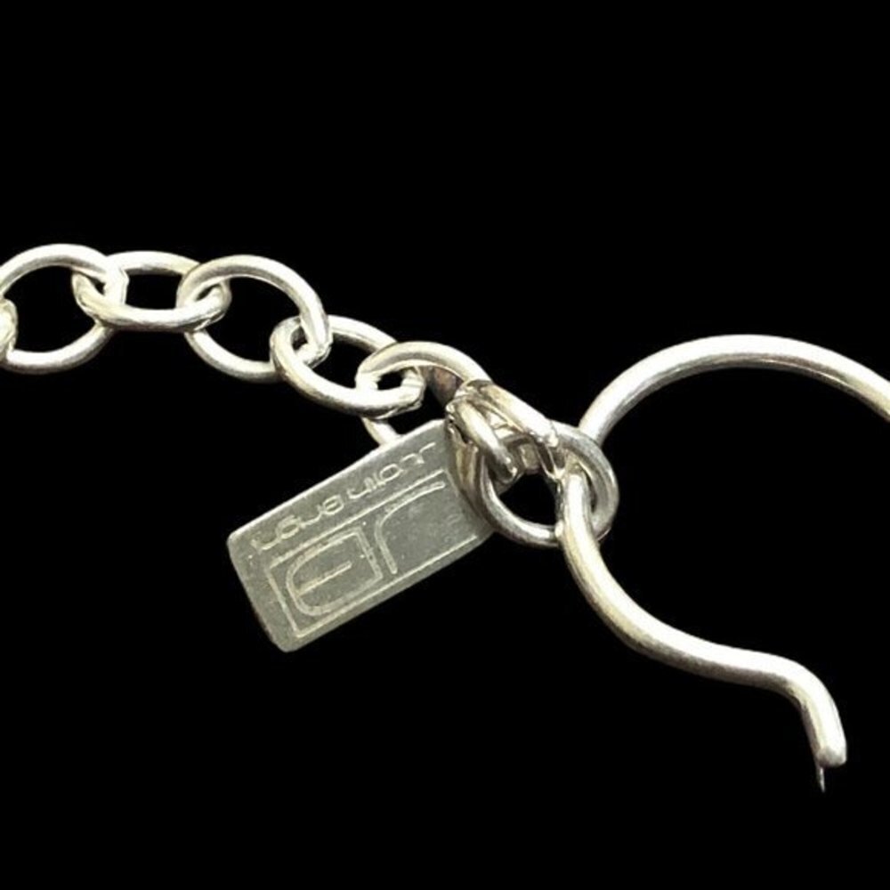 Judith Bright Oval Heavy Link Cascading Necklace Custom Made 925 Sterling Silver - Picture 5 of 11